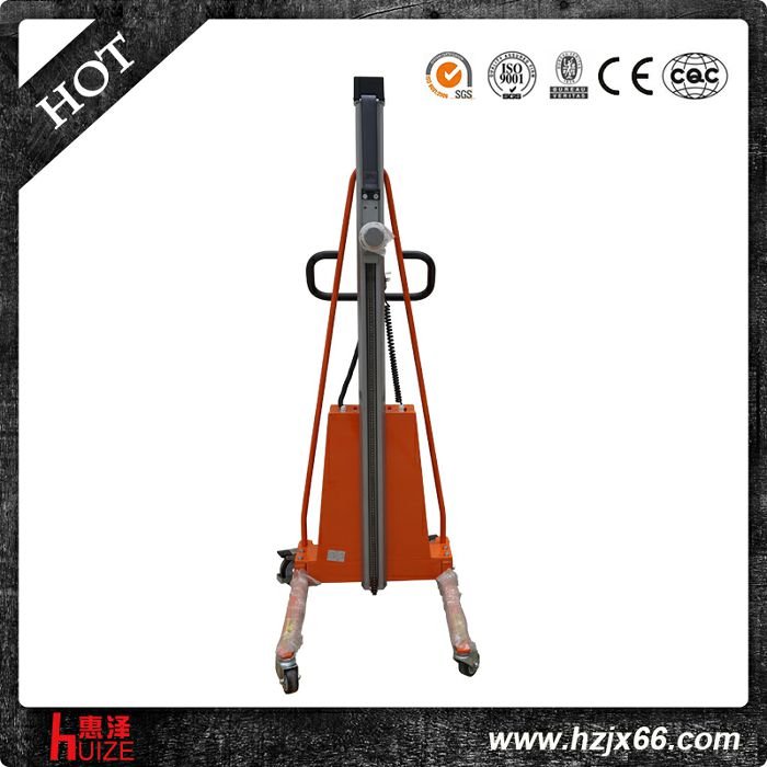 升高1.7米半電動(dòng)紙筒升高車(chē)(輕型—圓棒款) 升高1.7米半電動(dòng)紙筒升高車(chē)(輕型—圓棒款)