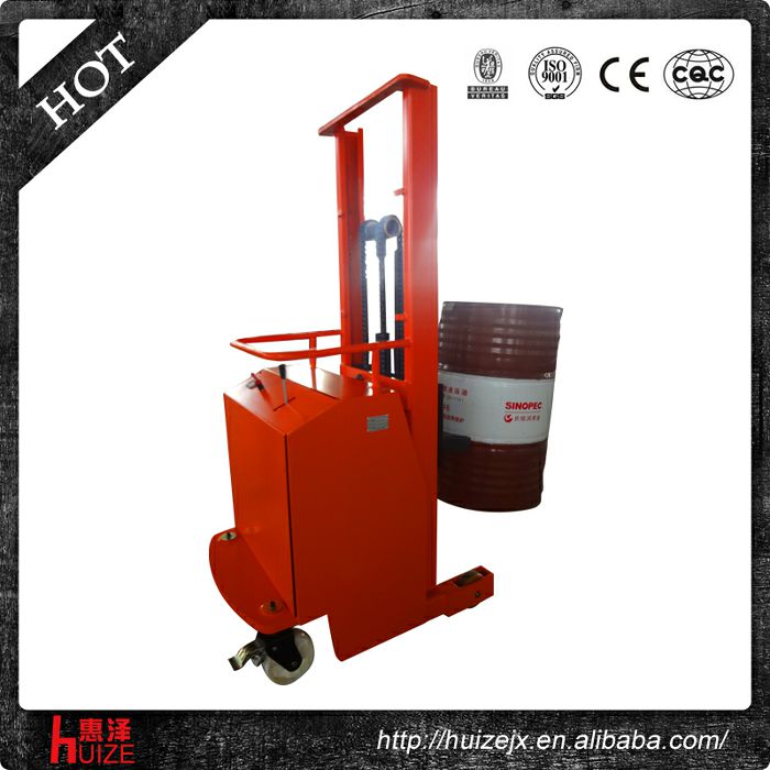 2半電動配重油桶車（無底腿，只堆垛，不翻轉(zhuǎn)）